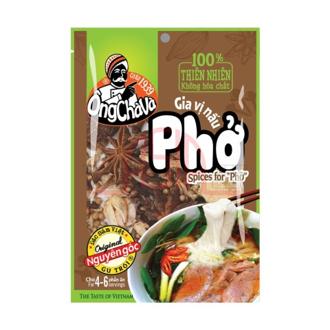 PHO SOUP MIX SEASONING gia vi nau pho 60X25g X 4